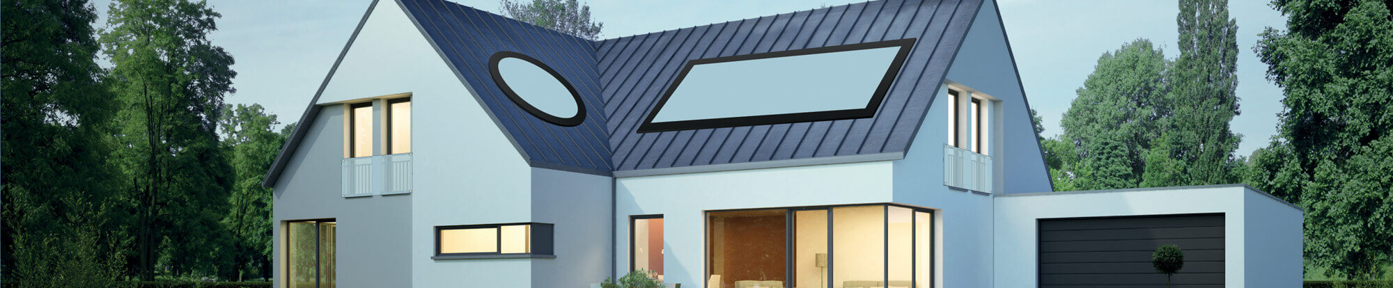CRL: 800mm x 2300mm Triple Glazed Flat Rooflight