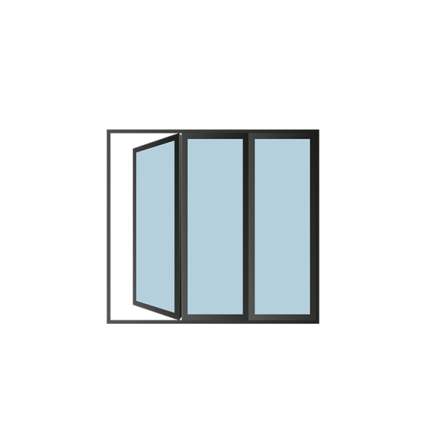 Custom Rooflights: Bi-Fold Doors (Short)